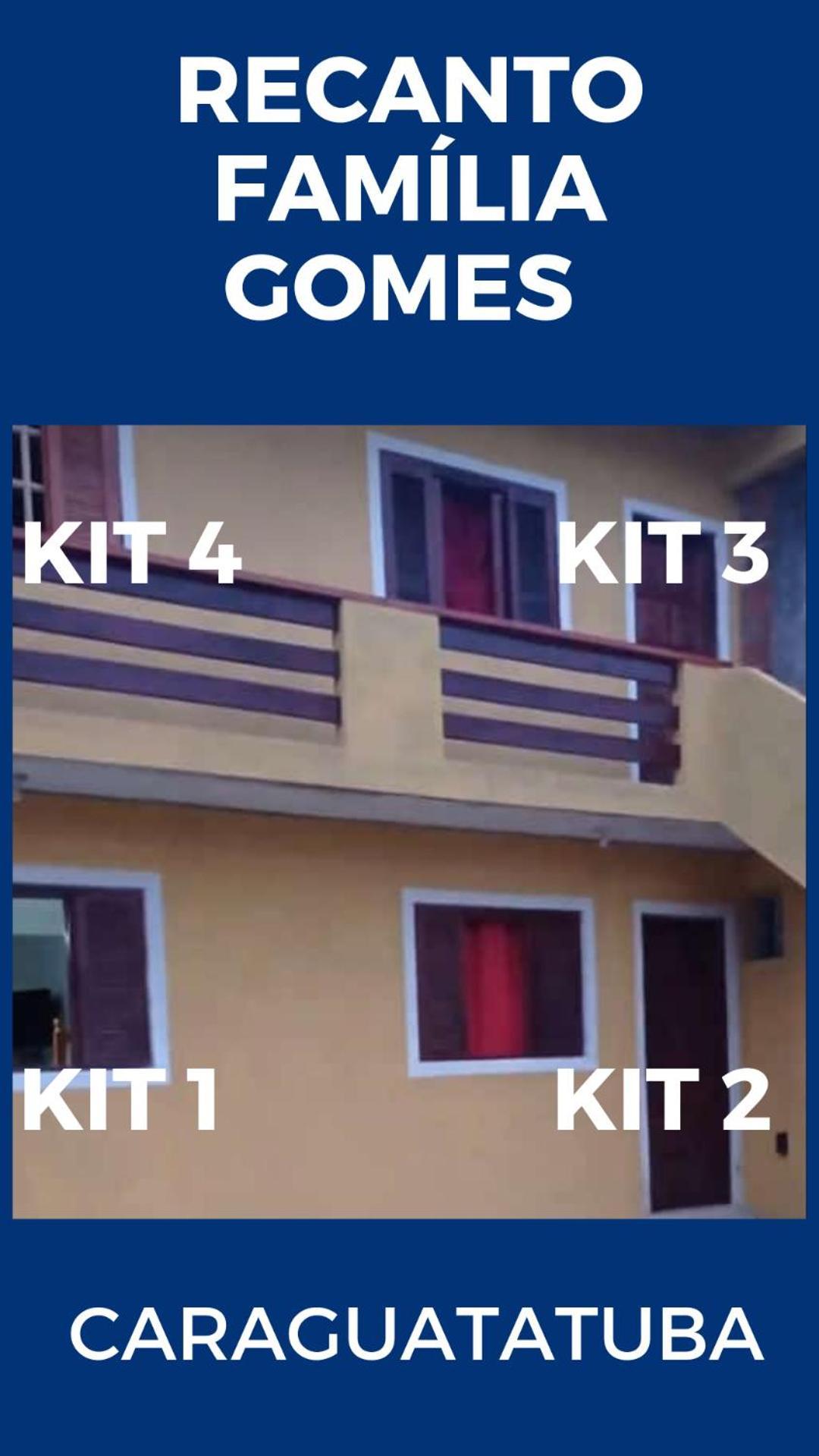 Kitnetes "Recanto Familia Gomes" Карагуататуба Екстериор снимка